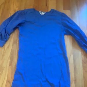 Girls hard tail shirt size large 14 blue bubble sleeve 3/4 length